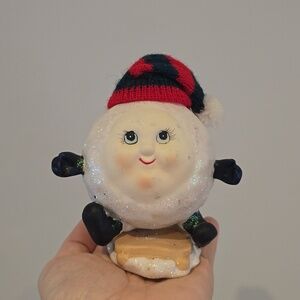 Vintage Christmas Snowball Decoration